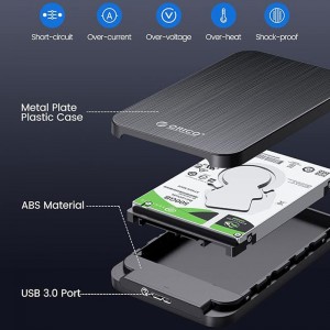 قاب اکسترنال هارد 2.5 اینچی USB 3.0 اوریکو مدل HM25U3