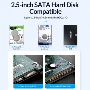 قاب اکسترنال هارد 2.5 اینچی USB 3.0 اوریکو مدل 2580U3-V1
