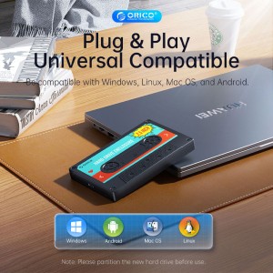 قاب اکسترنال هارد 2.5 اینچی USB 3.0 اوریکو مدل 2580U3-V1