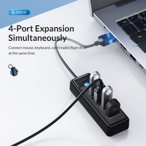 هاب USB 3.0 چهار پورت اوریکو مدل PW4U-U3-015