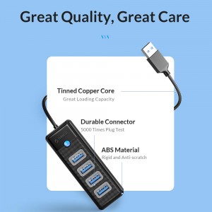 هاب USB 3.0 چهار پورت اوریکو مدل PW4U-U3-015