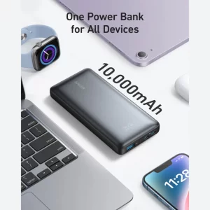 پاوربانک انکر مدل PowerCore Select A1249 ظرفیت 10000 میلی آمپر توان 25 وات
