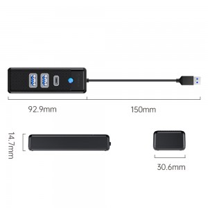 هاب USB 3.0 سه پورت اوریکو مدل PWC2U-U3-015