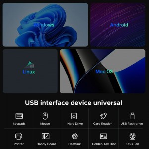 هاب USB-C/USB-A هفت پورت اوریکو مدل YSA2-U3