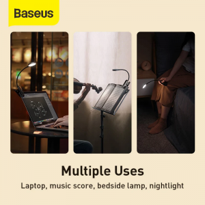 چراغ مطالعه گیره ای بیسوس Baseus Comfort Reading Mini Clip Lamp