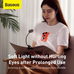 چراغ مطالعه گیره ای بیسوس Baseus Comfort Reading Mini Clip Lamp