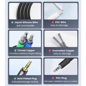 کابل AUX به AUX اوریکو مدل AXW-15 طول 1.5 متر
