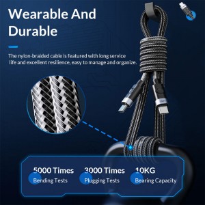 کابل شارژ USB-C به USB-C اوریکو مدل CDX-100CC طول 1 متر توان 100 وات