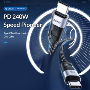 کابل شارژ USB-C به USB-C اوریکو مدل CDX-100CC طول 1 متر توان 100 وات