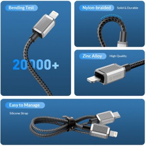 کابل شارژ Type-C به لایتنینگ اوریکو مدل GQZ29-20 طول 2 متر توان 29 وات