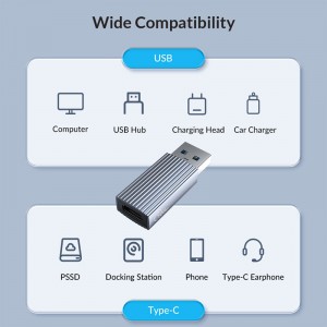مبدل Type-C به OTG USB 3.1 اوریکو مدل AH-AC10