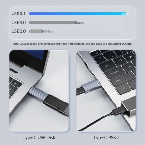 مبدل Type-C به OTG USB 3.1 اوریکو مدل AH-AC10