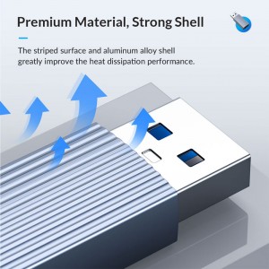مبدل Type-C به OTG USB 3.1 اوریکو مدل AH-AC10