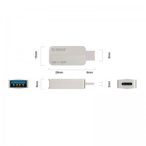 مبدل 3.1 USB به OTG Type-C اوریکو مدل CTA2
