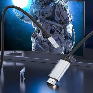 کابل تبدیل Type-C به HDMI ارلدام مدل W34 طول 2 متر