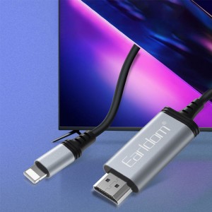 کابل تبدیل لایتنینگ به HDMI ارلدام مدل W35 طول 2 متر