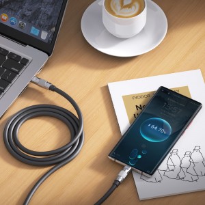 کابل شارژ USB-C به USB-C ایکس او NB-Q228B طول 1.2 متر توان 60 وات