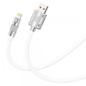 کابل شارژ USB به لایتنینگ ایکس او NB-227 طول 1.2 متر توان 6 آمپر
