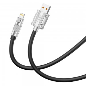 کابل شارژ USB به لایتنینگ ایکس او NB-227 طول 1.2 متر توان 6 آمپر