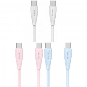 کابل شارژ USB-C به USB-C یوسمز مدل SJ716  طول 1 متر توان 60 وات