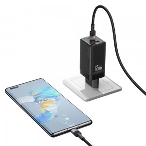 کابل شارژ USB-C به USB-C یوسمز مدل SJ724  طول 1.2 متر توان 60 وات