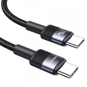 کابل شارژ USB-C به USB-C یوسمز مدل SJ727  طول 1.2 متر توان 240 وات