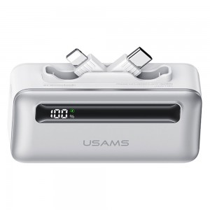 پاوربانک یوسمز مدل CD233 ظرفیت 4500 توان 20 وات با کابل متصل