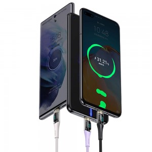 کابل شارژ USB به Type-C یوسمز مدل SJ592 طول 1.2 متر توان 66 وات
