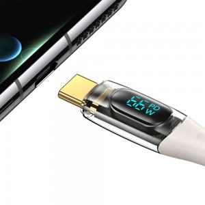 کابل شارژ USB به Type-C یوسمز مدل SJ592 طول 1.2 متر توان 66 وات