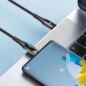 کابل شارژ USB-C به USB-C یوسمز مدل SJ590  طول 1.2 متر توان 100 وات