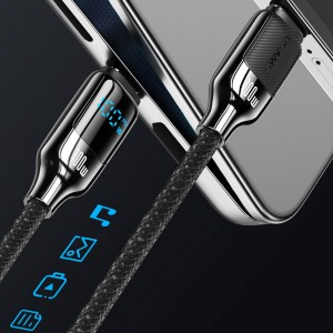 کابل شارژ USB-C به USB-C یوسمز مدل SJ742  طول 1.2 متر توان 100 وات
