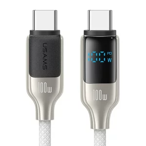 کابل شارژ USB-C به USB-C یوسمز مدل SJ742  طول 1.2 متر توان 100 وات