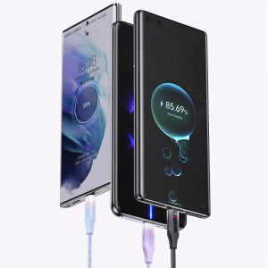کابل شارژ USB-C به USB-C یوسمز مدل SJ640  طول 1.2 متر توان 100 وات