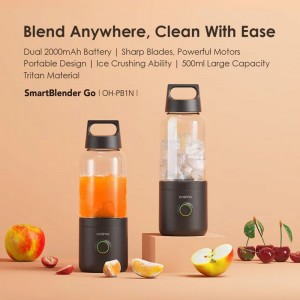 مخلوط کن شارژی اورایمو مدل SmartBlender Go OH-PB1N با ظرفیت 500 میلی لیتر