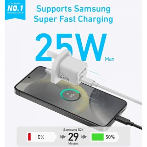 شارژر دیواری انکر مدل A2656 توان 25 وات