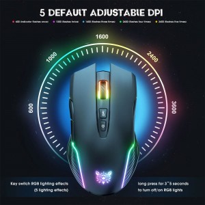 ماوس بی سیم گیمینگ اونیکوما مدل CW905 Wireless