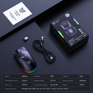 ماوس بی سیم گیمینگ اونیکوما مدل CW928 Wireless