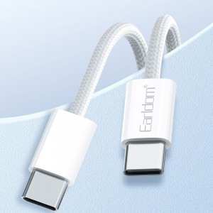 کابل شارژ USB-C به USB-C ارلدام مدل EC-196C-C طول 1 متر توان 60 وات