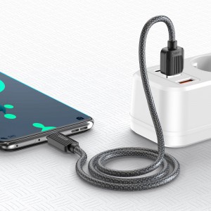 کابل شارژ USB به Type-C ارلدام مدل EC-187C طول 1 متر توان 2.4 آمپر
