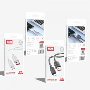 کابل شارژ USB به micro USB ارلدام مدل EC-183M طول 1 متر توان 2.4 آمپر