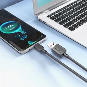 کابل شارژ USB به micro USB ارلدام مدل EC-183M طول 1 متر توان 2.4 آمپر