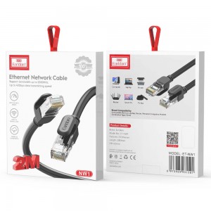کابل شبکه ارلدام Cat6 مدل NW1 طول 2 متر