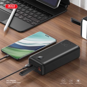 پاوربانک ایکس او مدل PR240 ظرفیت 30000 میلی آمپر توان 22.5 وات