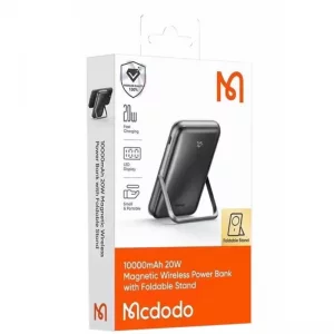 پاوربانک وایرلس مک دودو مدل MC-151 ظرفیت 10000 میلی آمپر ساعت توان 20 وات