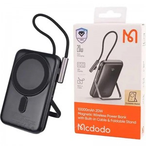 پاوربانک وایرلس مک دودو مدل MC-181 ظرفیت 10000 میلی آمپر ساعت توان 20 وات