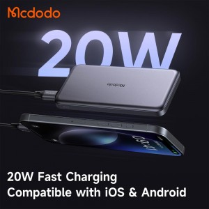 پاوربانک مک دودو مدل MC-378 ظرفیت 10000 میلی آمپر ساعت 20 وات