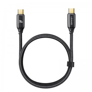 کابل شارژ USB-C به USB-C یوسمز مدل SJ581 طول 2 متر توان 240 وات