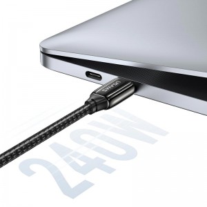 کابل شارژ USB-C به USB-C یوسمز مدل SJ581 طول 2 متر توان 240 وات
