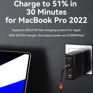 کابل شارژ USB-C به USB-C یوسمز مدل SJ684  طول 1.2 متر توان 100 وات