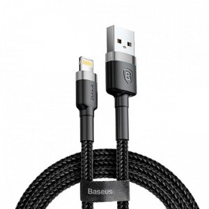 کابل شارژ USB به لایتنینگ بیسوس مدل Cafule CALKLF-CG1 طول 2 متر توان 1.5 آمپر